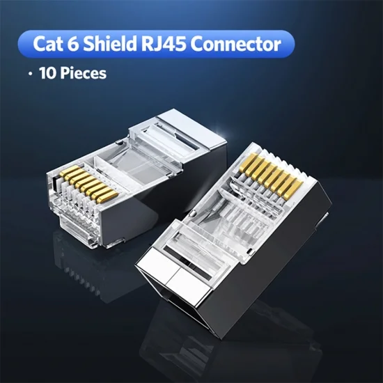 Đầu bấm mạng RJ45 Cat6 cao cấp Ugreen 50248 (Hộp 100 cái) Đầu bấm mạng RJ45 Cat6 cao cấp Ugreen 50248 (Hộp 100 cái)