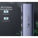 HUB USB-C to LAN 100/1000Mbps Kèm HUB 3 Cổng USB 3.0 Ugreen 60717 (Hỗ trợ USB-C sạc ngược) HUB USB-C to LAN 100/1000Mbps Kèm HUB 3 Cổng USB 3.0 Ugreen 60717 (Hỗ trợ USB-C sạc ngược)