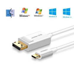Cáp Chuyển USB Type-C ra Displayport Cao Cấp 4K Dài 1,5M Ugreen