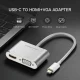 Cáp chuyển USB Type C ra VGA và HDMI 4k Ugreen CM162 Cáp chuyển USB Type C ra VGA và HDMI 4k Ugreen CM162