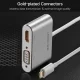 Cáp chuyển USB Type C ra VGA và HDMI 4k Ugreen CM162 Cáp chuyển USB Type C ra VGA và HDMI 4k Ugreen CM162