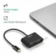 Cáp chuyển USB Type C ra VGA và HDMI 4k Ugreen CM162 Cáp chuyển USB Type C ra VGA và HDMI 4k Ugreen CM162