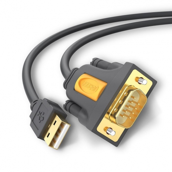 Cáp USB to Com RS232 DB9 Ugreen 20210 dài 1m