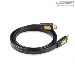 Cáp HDMI dẹt dài 1.5m hỗ trợ Ethernet 3D 4K*2K Ugreen (11184 ) Cáp HDMI dẹt dài 1.5m hỗ trợ Ethernet 3D 4K*2K Ugreen (11184 )