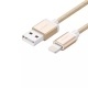 Cáp Sạc USB Lightning Chuẩn MFi dài 2M Màu Vàng Ugreen ( 30589 )
