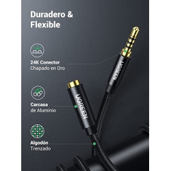 Cáp Audio 3.5mm 3 nấc nối dài 2M Ugreen (60847)