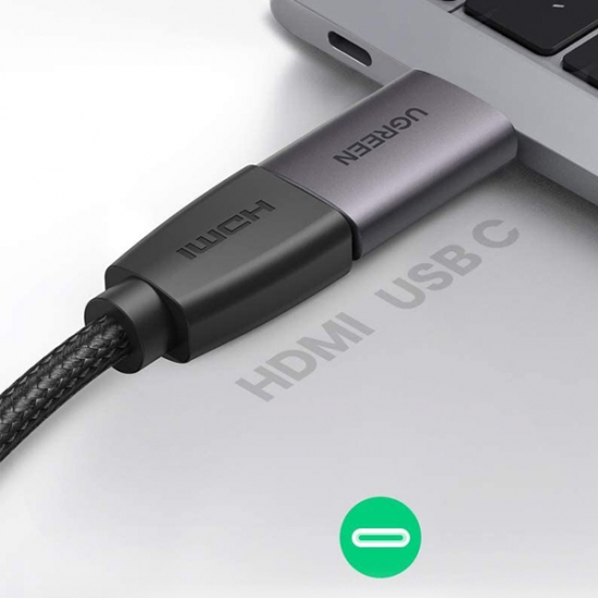 Đầu chuyển USB Type C sang HDMI 4k@60Hz Ugreen (70450)