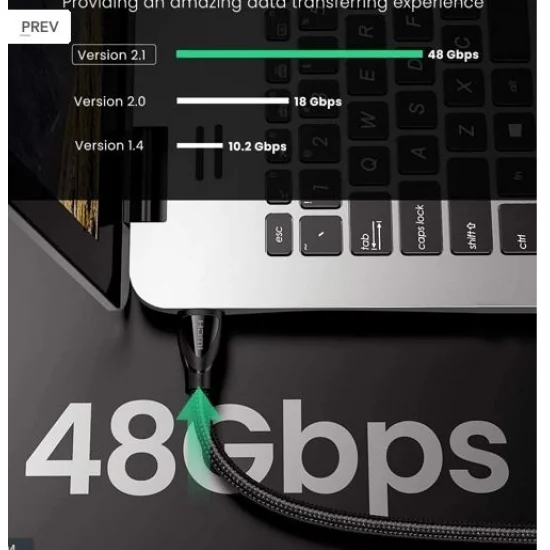 Cáp HDMI 2.1 dài 2M Ugreen (80403 ) Cáp HDMI 2.1 dài 2M Ugreen (80403 )