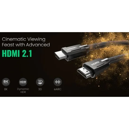 Cáp HDMI 2.1 dài 2M Ugreen (80403 ) Cáp HDMI 2.1 dài 2M Ugreen (80403 )