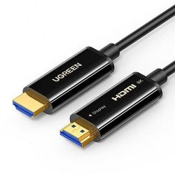 Cáp HDMI 2.1 Sợi Quang Ugreen Hỗ Trợ 8K@60Hz HDR,EARC Cao Cấp Cáp HDMI 2.1 Sợi Quang Ugreen Hỗ Trợ 8K@60Hz HDR,EARC Cao Cấp