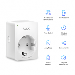 Ổ cắm Wi-Fi Thông Minh Nhỏ Gọn Tplink Tapo P100 Ổ cắm Wi-Fi Thông Minh Nhỏ Gọn Tplink Tapo P100