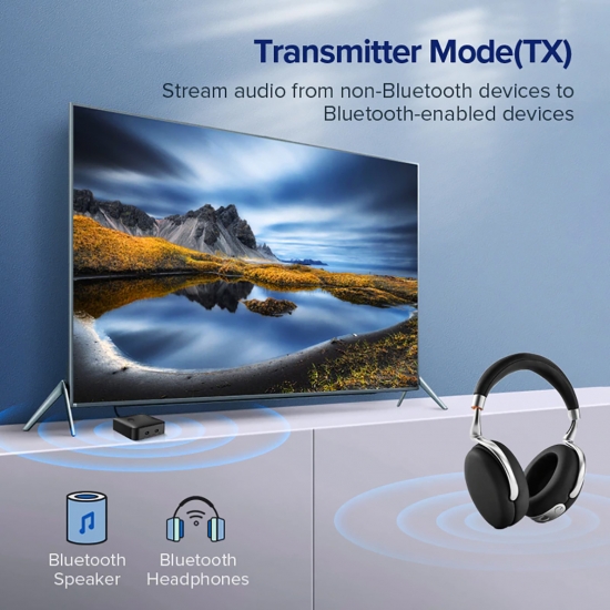 Bộ thu phát Bluetooth 5.0 (TX/RX) hỗ trợ APTX chính hãng Ugreen 70158 cao cấp
