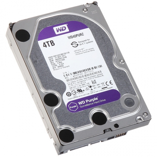 Ổ cứng HDD Western Digital Purple 4TB 3.5" SATA 3 - WD40PURZ