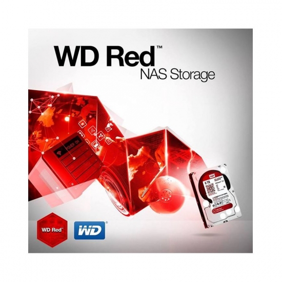 Ổ Cứng HDD Western Digital Red 10TB 3.5" Sata3 (WD101EFAX)