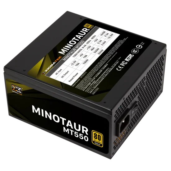 Nguồn XIGMATEK MINOTAUR MT550 (EN42326) - 80PLUS GOLD, 100% CÁP RỜI - DẠNG DẸT Nguồn XIGMATEK MINOTAUR MT550 (EN42326) - 80PLUS GOLD, 100% CÁP RỜI - DẠNG DẸT