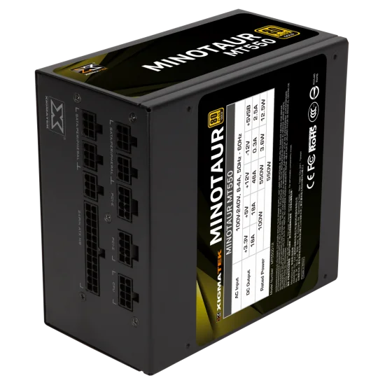 Nguồn XIGMATEK MINOTAUR MT550 (EN42326) - 80PLUS GOLD, 100% CÁP RỜI - DẠNG DẸT Nguồn XIGMATEK MINOTAUR MT550 (EN42326) - 80PLUS GOLD, 100% CÁP RỜI - DẠNG DẸT