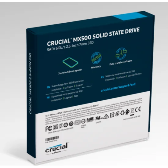 SSD Crucial MX500 2.5" SATA 3 SSD Crucial MX500 2.5" SATA 3
