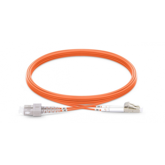 Dây nhảy quang Fiber patch cord Multi-mode, OM2, duplex, LC/SC, 3m (P/N: 2104-15001)