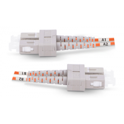 Dây nhảy quang Fiber Patch Cord Multi-mode, OM2, duplex, SC/SC, 3m (P/N: 2104-03021)