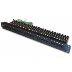 DINTEK Patch Panel Cat.3 Telephone 1 U 25P 19inch (P/N: 1402-01001)
