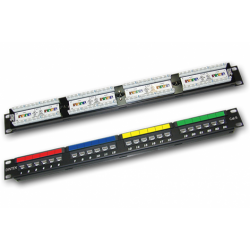DINTEK Patch Panel Cat.6 UTP 1U 24P 19inch (P/N: 1402-04011)