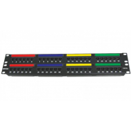 DINTEK Patch Panel Cat.6 UTP 2U 48P 19inch (P/N: 1402-04012)