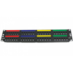 DINTEK Patch Panel Cat.6 UTP 2U 48P 19inch (P/N: 1402-04012)