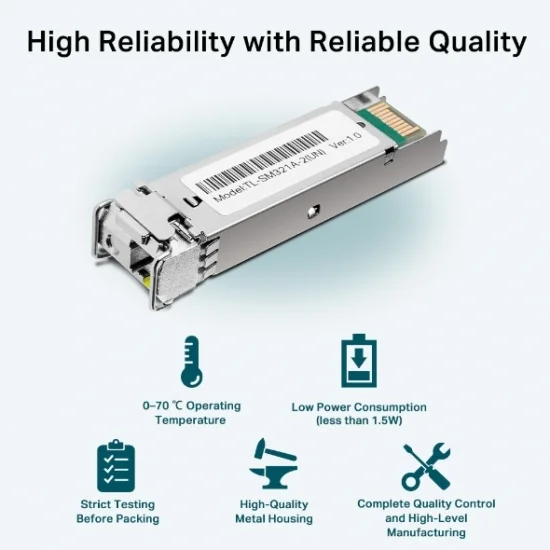 Mô-đun SFP 1000Base-BX WDM hai hướng tplink (TL-SM321A-2) Mô-đun SFP 1000Base-BX WDM hai hướng tplink (TL-SM321A-2)