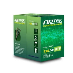 Cáp mạng APTEK CAT5e UTP Copper 24AWG, vở nhựa PVC (530-1101-2) Cáp mạng APTEK CAT5e UTP Copper 24AWG, vở nhựa PVC (530-1101-2)