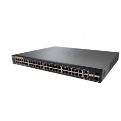 Switch Cisco SF350-48P-K9 48-port PoE+, 10/100Mbps + 2x Gigabit copper/SFP combo + 2x SFP ports Managed Switch Switch Cisco SF350-48P-K9 48-port PoE+, 10/100Mbps + 2x Gigabit copper/SFP combo + 2x SFP ports Managed Switch