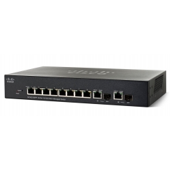Switch Cisco SF352-08P-K9 8-port PoE+ (support 60W PoE Port) 10/100Mbps with 62W power budget + 2-port Combo Mini-GBIT Managed Switch - SF352-08P-K9 Switch Cisco SF352-08P-K9 8-port PoE+ (support 60W PoE Port) 10/100Mbps with 62W power budget + 2-port Combo Mini-GBIT Managed Switch - SF352-08P-K9