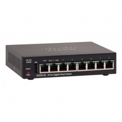 Switch Cisco SG250-08 8-ports Gigabit (Port 8 with PoE+ power input support) Smart Switch Switch Cisco SG250-08 8-ports Gigabit (Port 8 with PoE+ power input support) Smart Switch