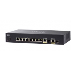 Switch Cisco SG350-10MP-K9 8-port Gigabit PoE+ (support 60W PoE Port) with 124W power budget, PoE passthrough Switch Cisco SG350-10MP-K9 8-port Gigabit PoE+ (support 60W PoE Port) with 124W power budget, PoE passthrough