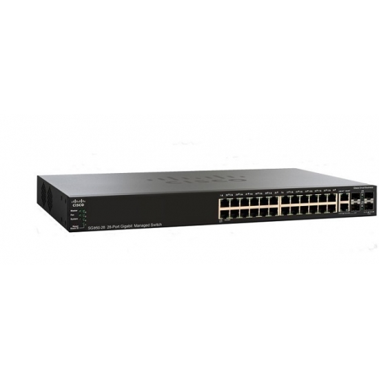 Switch Cisco SG350-28-K9-G5 28-Port Gigabit Managed Switch