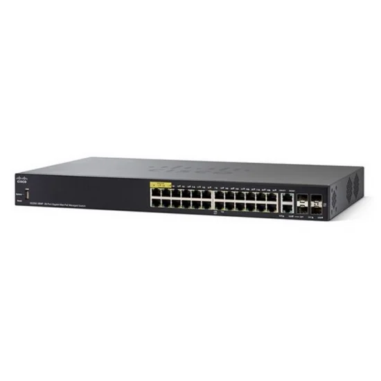 Switch Cisco SG350-28SFP-K9 28-port Gigabit SFP Managed Switch Switch Cisco SG350-28SFP-K9 28-port Gigabit SFP Managed Switch