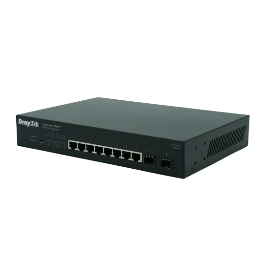 DrayTek VigorSwitch P1092 8-Port Gigabit Smart Lite PoE Managed Switch DrayTek VigorSwitch P1092 8-Port Gigabit Smart Lite PoE Managed Switch