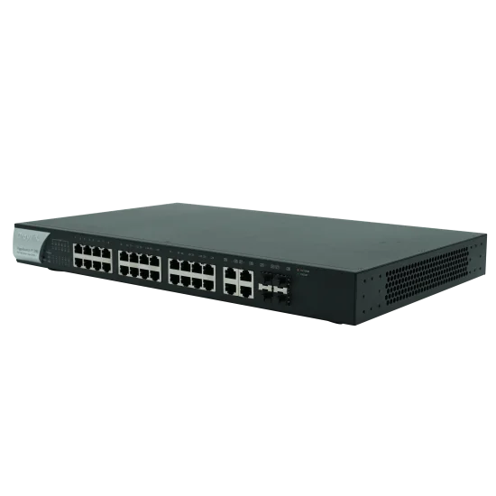 DrayTek VigorSwitch P1280 24-Port Gigabit Web Smart PoE Switch DrayTek VigorSwitch P1280 24-Port Gigabit Web Smart PoE Switch