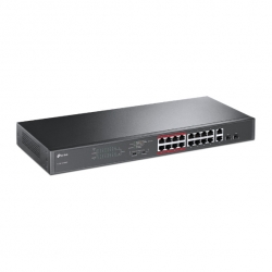 Switch PoE 16 Cổng 10/100Mbps + 2 cổng Gigabit TPLINK TL-SL1218MP
