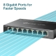 Switch Easy Smart 8 cổng Gigabit TPLINK TL-SG108E