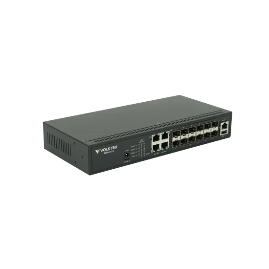 Switch VOLKTEK MEN-6412 12 Port SFP Gigabit Full L2 Managed FTTH Fiber Switch Switch VOLKTEK MEN-6412 12 Port SFP Gigabit Full L2 Managed FTTH Fiber Switch