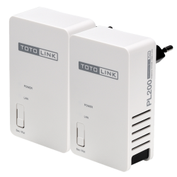 Bộ KIT mở rộng mạng (Power Line Adapter) TOTOLINK qua đường dây điện 200Mbps (PL200 KIT) Bộ KIT mở rộng mạng (Power Line Adapter) TOTOLINK qua đường dây điện 200Mbps (PL200 KIT)