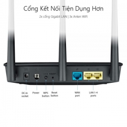 Router ASUS RT-AC53 Hai băng tần AC (RT-AC53) Router ASUS RT-AC53 Hai băng tần AC (RT-AC53)