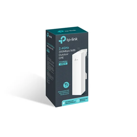 CPE Outdoor 9dBi Tốc Độ 300Mbps Băng Tần 2.4GHz Tplink CPE210 CPE Outdoor 9dBi Tốc Độ 300Mbps Băng Tần 2.4GHz Tplink CPE210