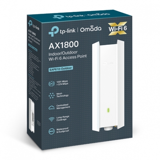 Access Point WiFi 6 Trong Nhà/ Ngoài Trời AX1800 Tplink (EAP610-outdoor)