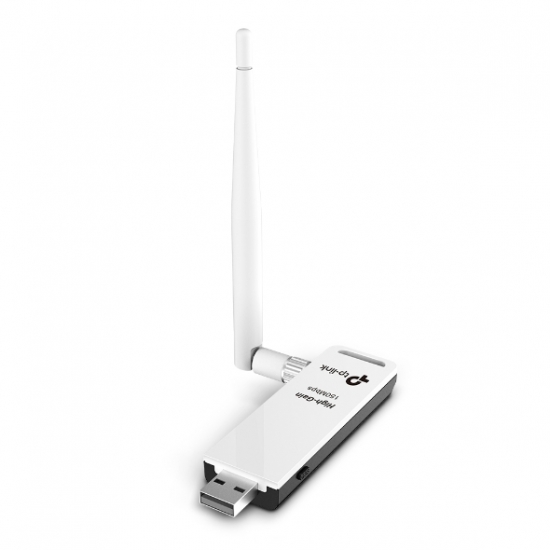Bộ chuyển đổi USB Wi-Fi Độ lợi cao Tốc độ 150Mbps TPLINK TL-WN722N