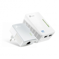Bộ mở rộng Internet qua đường dây điện AV600 hỗ trợ Wi-Fi tốc độ 300Mbps TPLINK TL-WPA4220 KIT