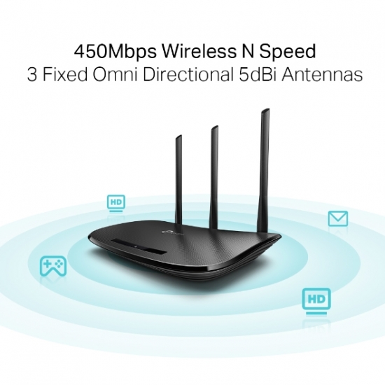 Router Wi-Fi Chuẩn N Tốc Độ 450Mbps TPLINK TL-WR940N
