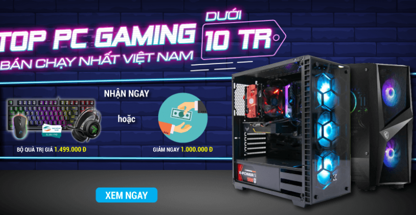 Top PC Gaming <br> Bán chạy nhất